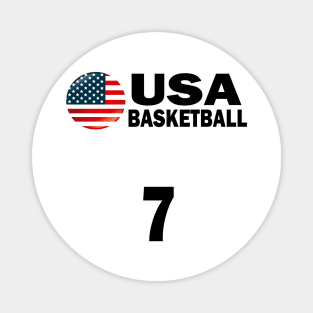 USA Basketball Number 7 T-shirt Design Magnet